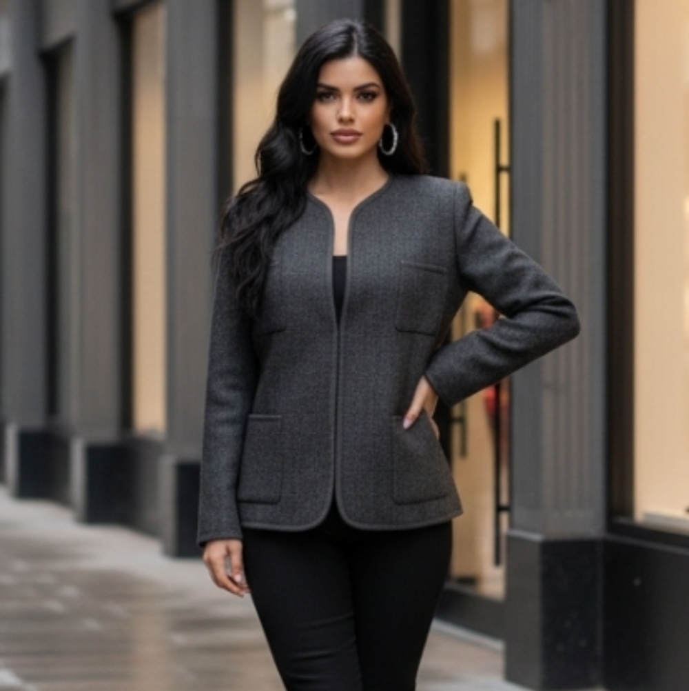 KASPER Black Women's Blazer Size 14P